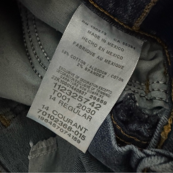 Wrangler Women’s Classic Straight Leg Blue Jeans Size 14 Regular - Picture 7 of 7